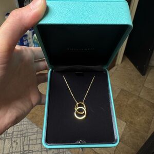 Tiffany & Co. Gold Infinity Necklace